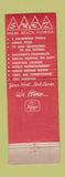 Matchbook Cover - Suez Resort Motel Miami Beach FL WEAR