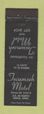 Matchbook Cover - Tecumseh Motel Xenia OH