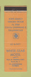 Matchbook Cover - White Star Motel Fort Lauderdale FL WEAR