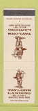 Matchbook Cover - Taylor's Landing Mukilteo WA