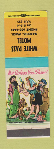 Matchbook Cover - White Pass Motel Natches WA hillbilly