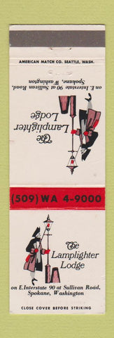 Matchbook Cover - Lamplighter Lodge Spokane WA