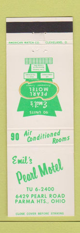 Matchbook Cover - Emil's Pearl Motel Parma Heights OH