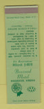 Matchbook Cover - Boxwood Motel Winchester VA