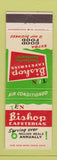 Matchbook Cover - Bishop Cafeterias Lincoln Omaha NE Des Moines Waterloo IA
