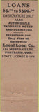 Matchbook Cover - Cash at Once Loans Portland OR Federal