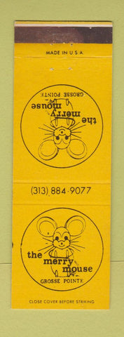 Matchbook Cover - The Merry Mouse Grosse Pointe MI