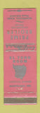 Matchbook Cover - Prime Broiler El Toro Room Montesano WA