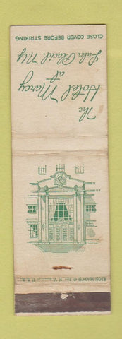 Matchbook Cover - Hotel Marcy Lake Placid NY WEAR