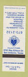 Matchbook Cover - Knights of Columbus San Antonio TX