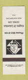 Matchbook Cover - Knights of Columbus New Waterford NS