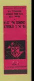 Matchbook Cover - Knights of Columbus Danville PA