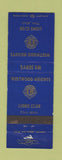 Matchbook Cover - Lions Club Westwood Heights Flint MI