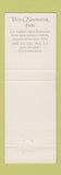 Matchbook Cover - The Tam O Shanter Inn Los Angeles CA