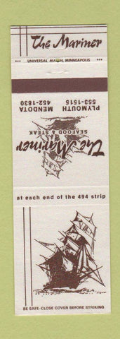 Matchbook Cover - The Mariner Seafood Plymouth Mendota MN