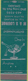 Matchbook Cover - M and S Lounge Chicago IL