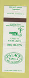 Matchbook Cover - Palace Family Restaurant Largo FL