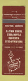 Matchbook Cover - Laughner's Cafeteria Indianapolis Okokmo Plainfield IN WEAR