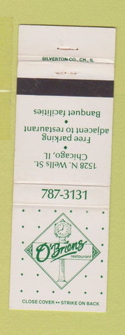 Matchbook Cover - O'Briens Restaurant Chicago IL