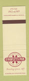 Matchbook Cover - O'Pawley's Pub Bowling Green KY