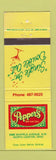 Matchbook Cover - Pepper's Bar Grill North Canton OH