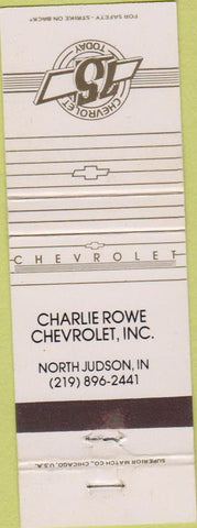 Matchbook Cover - 1975 Chevrolet North Judson IN
