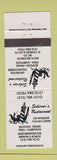 Matchbook Cover - Salerno's Restaurant Italian Pizza Berwyn IL