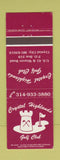 Matchbook Cover - Crystal Highlands Golf Club Crystal City MO WEAR