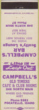 Matchbook Cover - Campbell's Bar Scotty's Lounge Pocatello ID