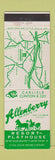 Matchbook Cover - Allenberry Resort Playhouse Boiling Springs PA