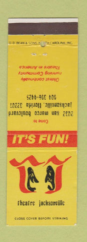 Matchbook Cover - Theatre Jacksonville FL Community Theatre