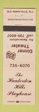 Matchbook Cover - Hunterdon Hills Playhouse Old Perrysville NJ
