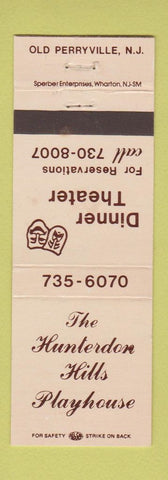 Matchbook Cover - Hunterdon Hills Playhouse Old Perrysville NJ