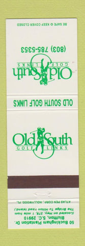 Matchbook Cover - Old South Golf Links Bluffton SC