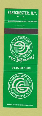 Matchbook Cover - Leewood Golf Club Eastchester NY