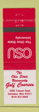 Matchbook Cover - Ohio State University Golf Courses Columbus OH