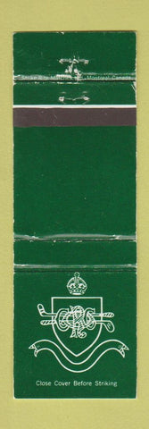 Matchbook Cover - Country Club Golf NO TOWN Canada WEAR