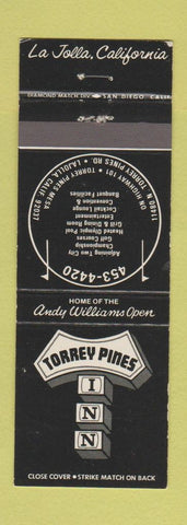 Matchbook Cover - Torrey Pines Inn Golf La Jolla CA