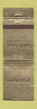 Matchbook Cover - Saddlebrook Golf Tennis Wesley Chapel FL WORN
