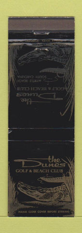 Matchbook Cover - Dunes Golf Beach Club Myrtle Beach SC WEAR