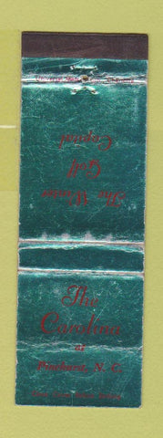 Matchbook Cover - The Carolina Golf Pinehurst NC WORN