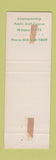 Matchbook Cover - Waubeeka Springs Golf South Williamstown MA