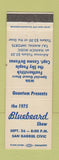 Matchbook Cover - Bluebeard Show San Gabriel CA