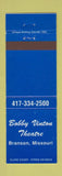 Matchbook Cover - Bobby Vinton Theatre Branson MO music