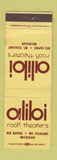 Matchbook Cover - Aliloi Rock Tehaters Mount Pleasant Big Rapids MI WEAR