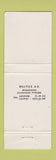 Matchbook Cover - Dionysus Theater Athens Greece
