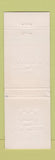 Matchbook Cover - Pittsburgh Golf Club PA WEAR