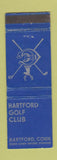 Matchbook Cover - Hartford Golf Club Hartford CT