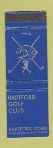 Matchbook Cover - Hartford Golf Club Hartford CT