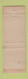 Matchbook Cover - Flying Hills Golf Club El Cajon CA Merle Lint PGA Pro